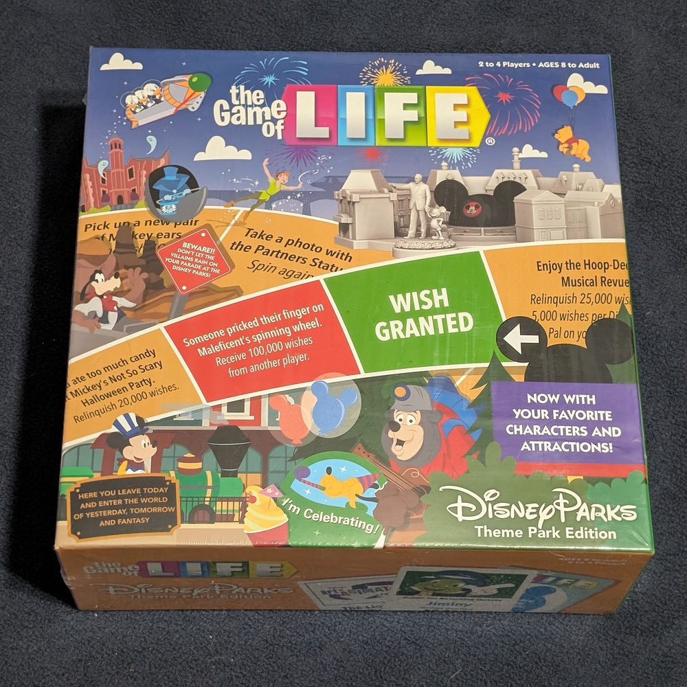 Disney Parks Theme Park Edition Game of Life - Multicolor